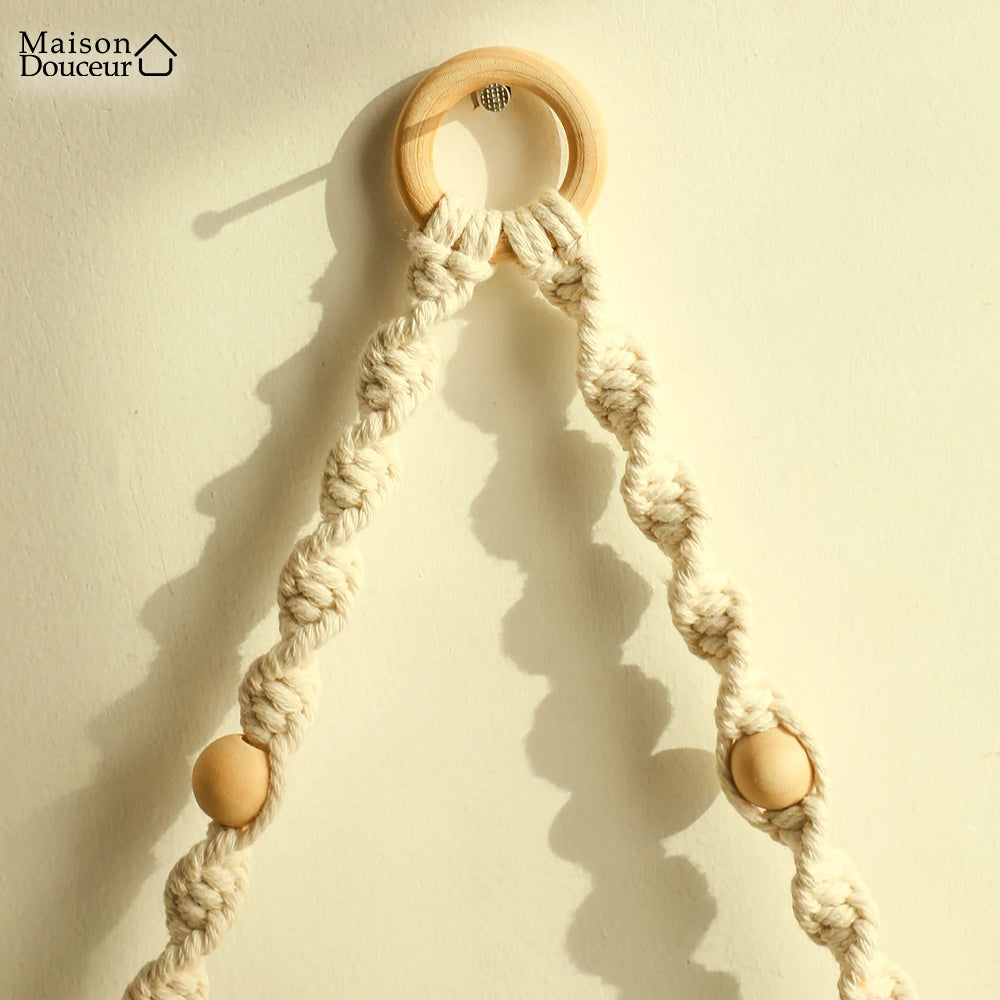 Étagère murale en bois bohème