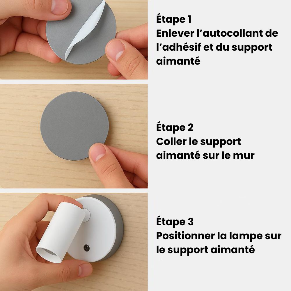 Lampe murale sans fil