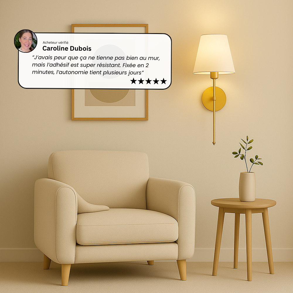 Applique murale sans fil