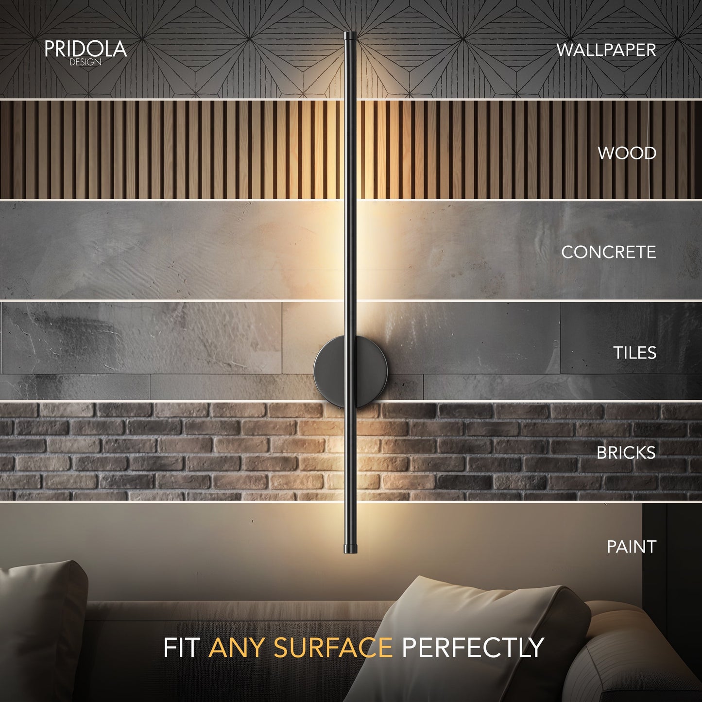 WIRELESS MODERN WALL LIGHTS (SET OF 2)