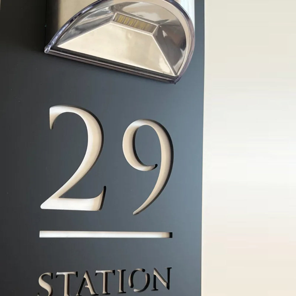 Plaque de maison sur mesure